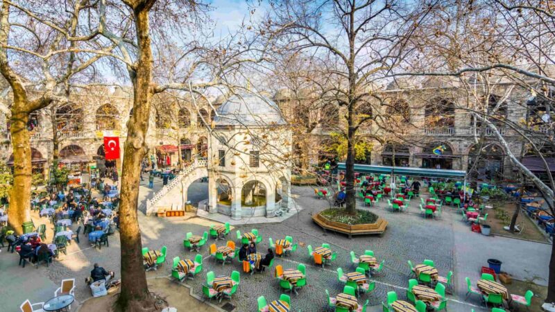 Bursa Ulu Cami ve Uludağ manzaralı tarihi doğal güzellikler